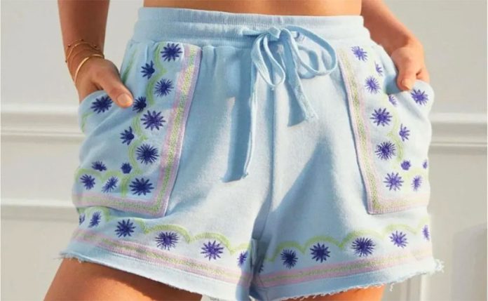 The contentious shorts sold by Anthropologie.