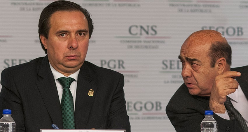 Zerón and former attorney general Jesús Murillo