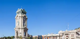 Pachuca's clock tower built for Centennial of Mexico's independence