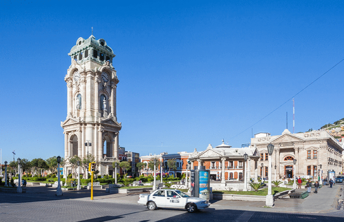 Pachuca's clock tower built for Centennial of Mexico's independence