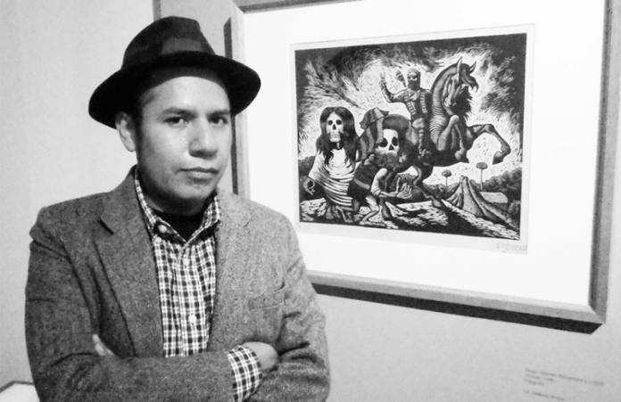 Mexican artist Sergio Sánchez Santamaría.