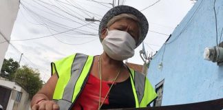 Oaxaca city vigilante Laura