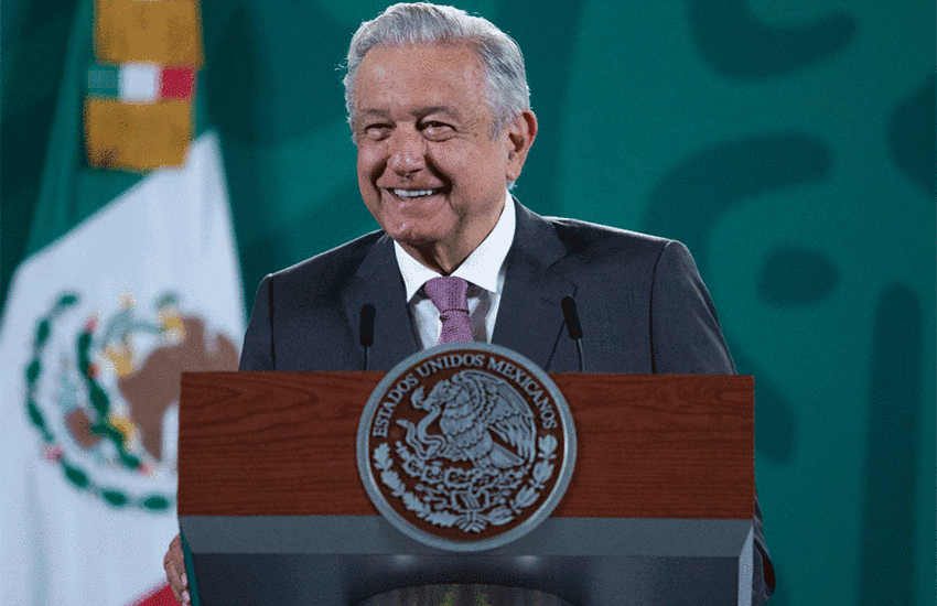 AMLO at press conference on August 3