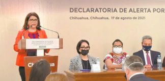 Government and NGOs were present at Tuesday's announcement.