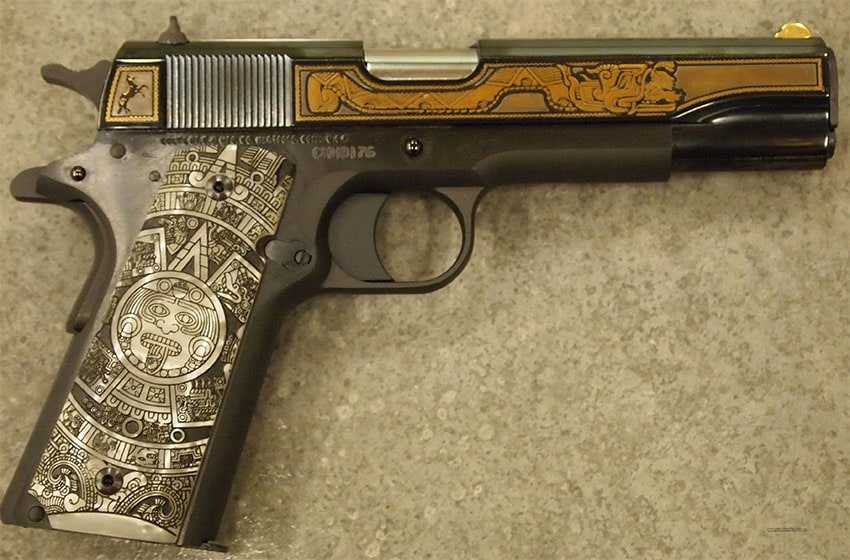 A Colt Aztec .38 caliber pistol