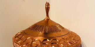 The grand prize winner at Santa Clara's copper competition.