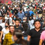 Large crowds continue to form in Mexico City in spite of a growing third wave.