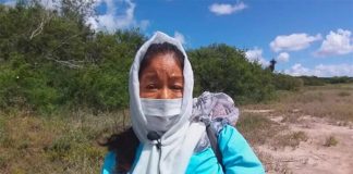 Martha Castillo was among searchers at a site earlier this month in Tamaulipas