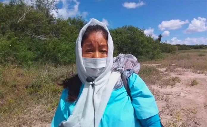 Martha Castillo was among searchers at a site earlier this month in Tamaulipas