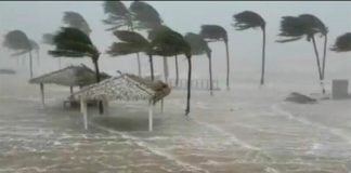 A beach in Quintana Roo Thursday morning.