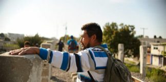 A Central American migrant