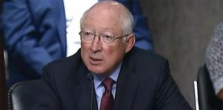 Ken Salazar is on his way to Mexico.