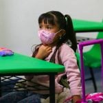 Six-year-old Andrea Ortiz was one of the millions of students who attended classes