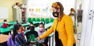 Students returning to in-person teaching Monday in Mexico City.