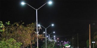 New streetlights were installed in Mérida in 2011