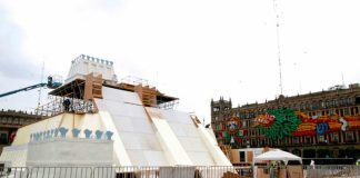 The replica of the Templo Mayor