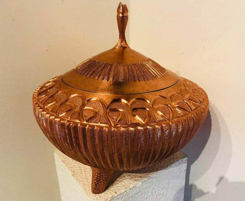 Copper artisan work by José Sergio Velázquez García