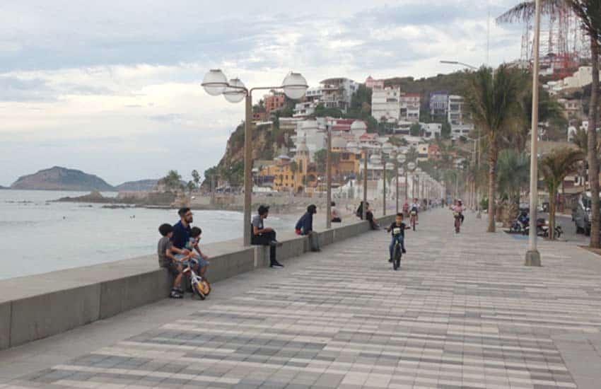 Malecon pier in Mazatlan