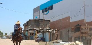 Amazon's new fulfillment center in Tijuana.