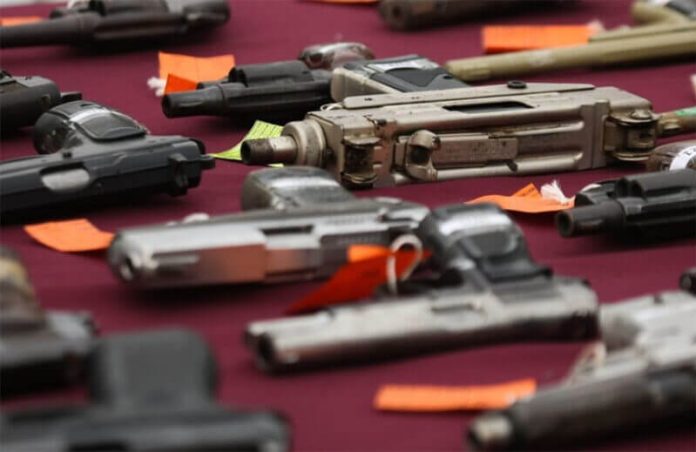 A government study published last year said that some 2.5 million illicit weapons have crossed the border into Mexico over the past decade.