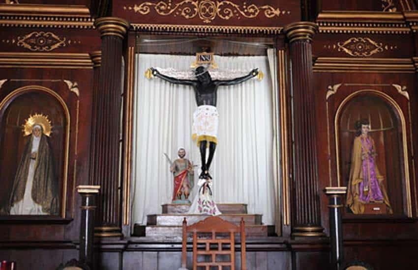 Cristo Negro in the Church of San Roman in Campeche
