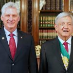 Miguel Díaz-Canel with President López Obrador