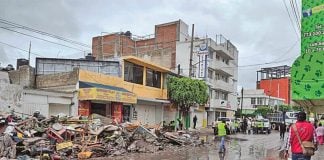 Flooding in Tula earlier this month