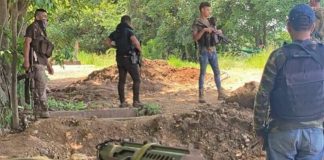 Community guards on patrol in the Tierra Caliente.