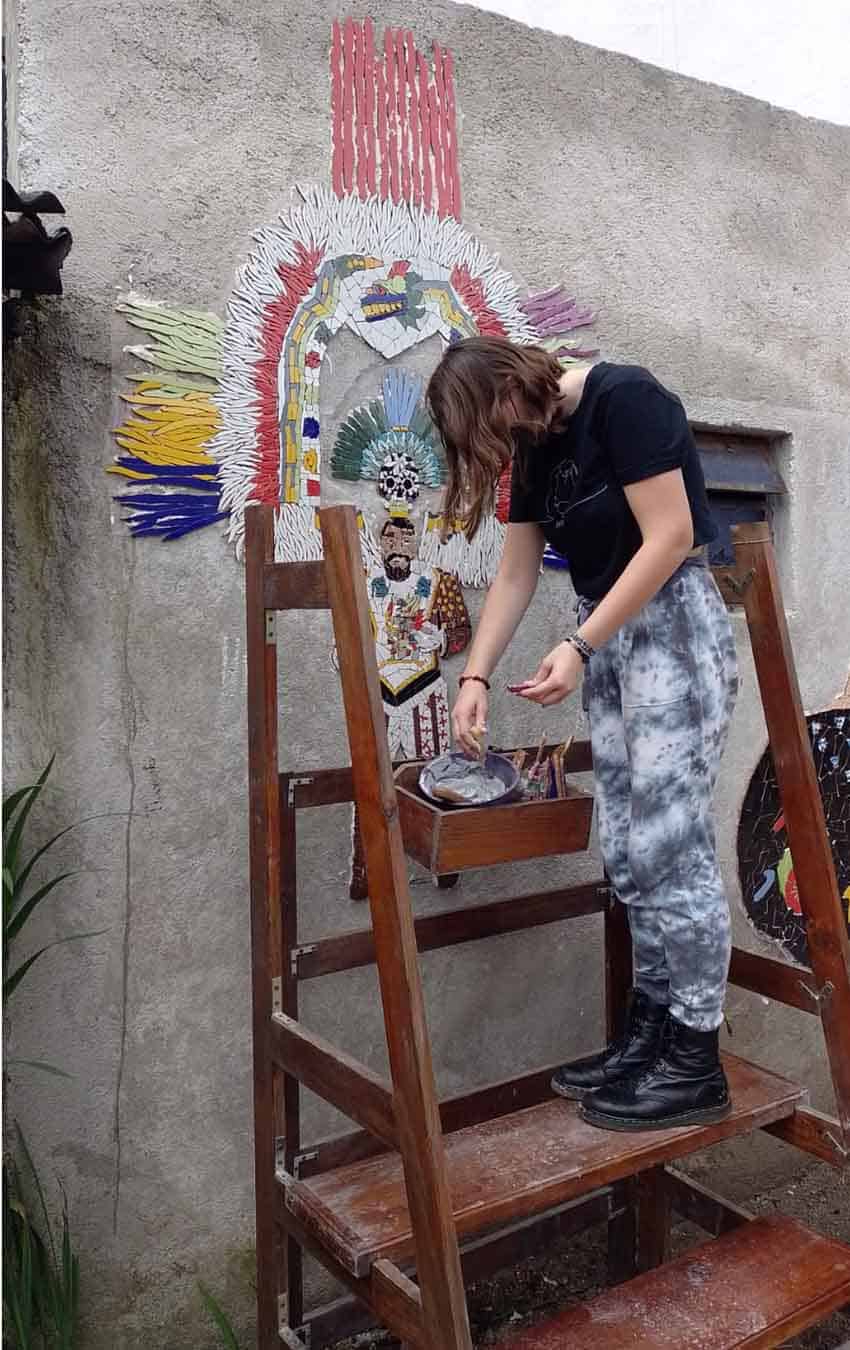 Mosaics workshop in Zacatlán, Puebla