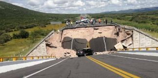 Cerritos-Tula section of Highway 101 in San Luis Potosi