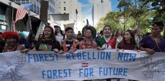 Guardians of the Forest march in New York City 2019