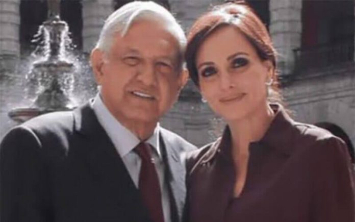 López Obrador and Téllez in happier days.