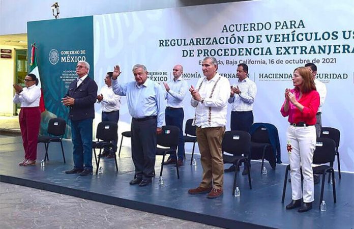 The chocolate cars decree was signed Saturday in Ensenada.