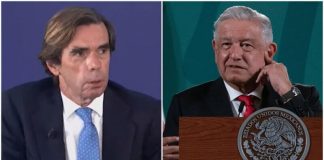 Former Spanish prime minister José María Aznar mocked President López Obrador at the national convention of Spain's People's Party.