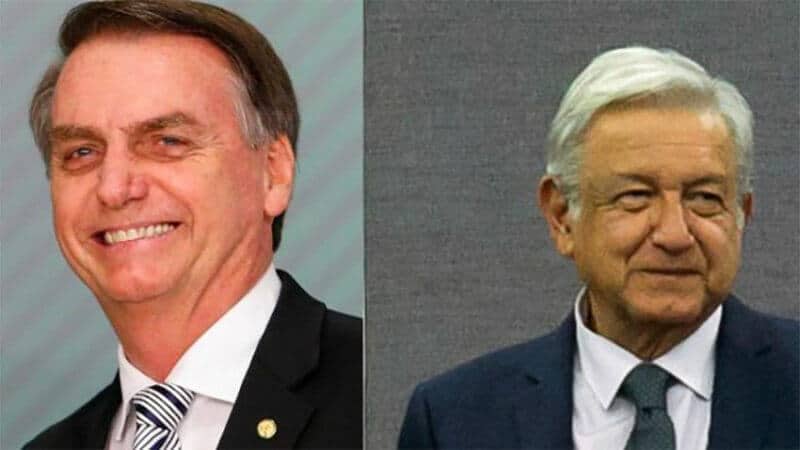 Bolsonaro and López Obrador.