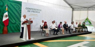 Friday's conference in Campeche.
