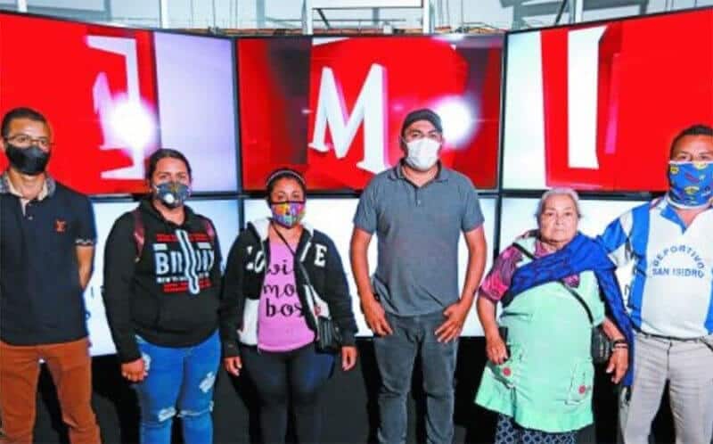 Some of the kidnapped men's family members appeared on Milenio TV on Wednesday to push for action on the case.