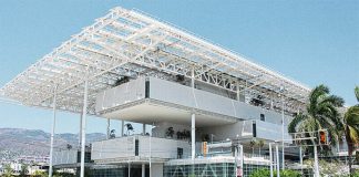 The Acapulco building that will house the Ministry of Health.