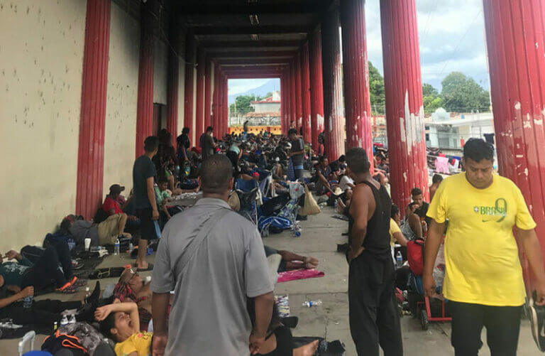 Migrants reveal their stories as the caravan enters the jungle in Chiapas