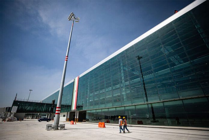 Terminal 1 of the future Felipe Ángeles International Airport