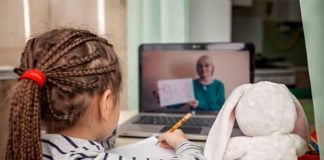 The government's Learn From Home classes, broadcast via internet and television, were difficult to access for families lacking a television, internet access or electricity.