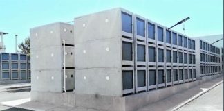 The forensic cemetery of the Regional Center of Human Identification.