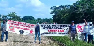 Dissidents blocked roads and railways