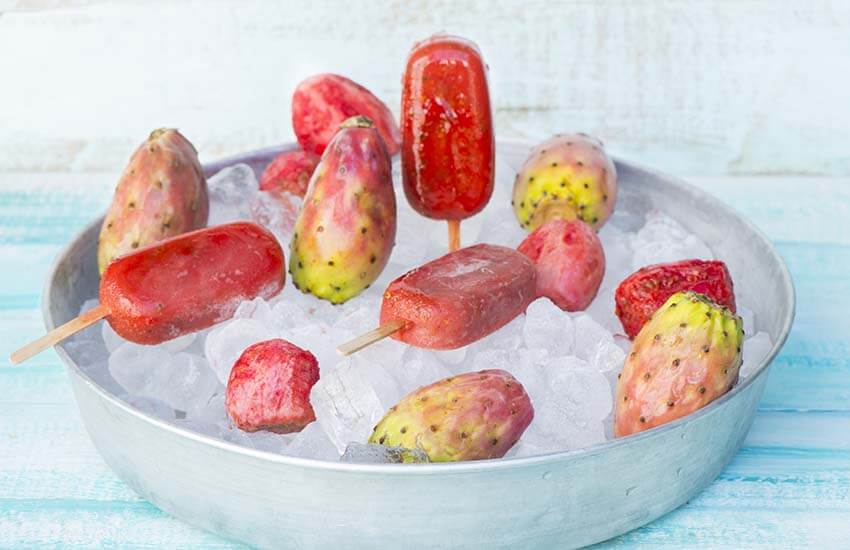 prickly pear cactus fruit popsicles