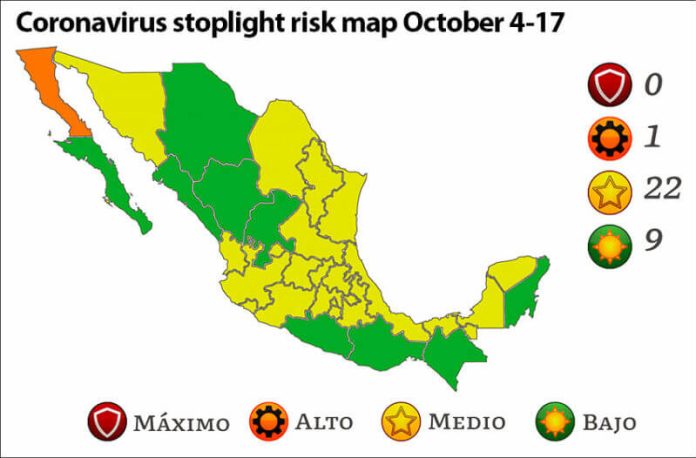The coronavirus stoplight map