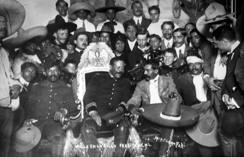 Pancho Villa and Emiliano Zapata in Mexico City