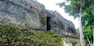 Structure II at Hormiguero Mayan ruins