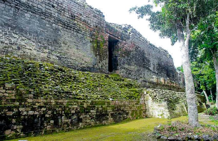 Structure II at Hormiguero Mayan ruins