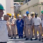 AMLO at Ciudad Madero, Tamaulipas refinery
