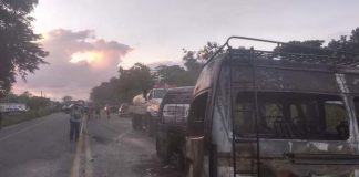 crash on Palenque-Playas de Catazajá highway, Chiapas